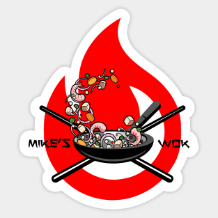 Mike's WOK Sticker